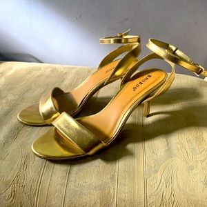 GOLD sandals by Bamboo Size 8.5